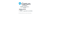 Tablet Screenshot of csso.certum.pl