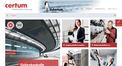 Desktop Screenshot of certum.ch